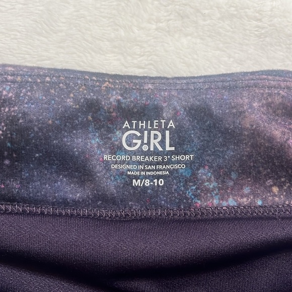 Athleta Galaxy Print Athletic Shorts - Picture 5 of 8